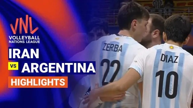خلاصه بازی والیبال ایران 3-0 آرژانتین